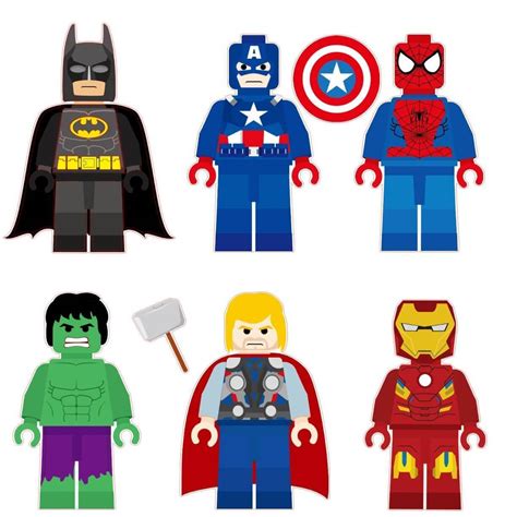 Lego Super Hero Removable Wall Decal – HuntSimply