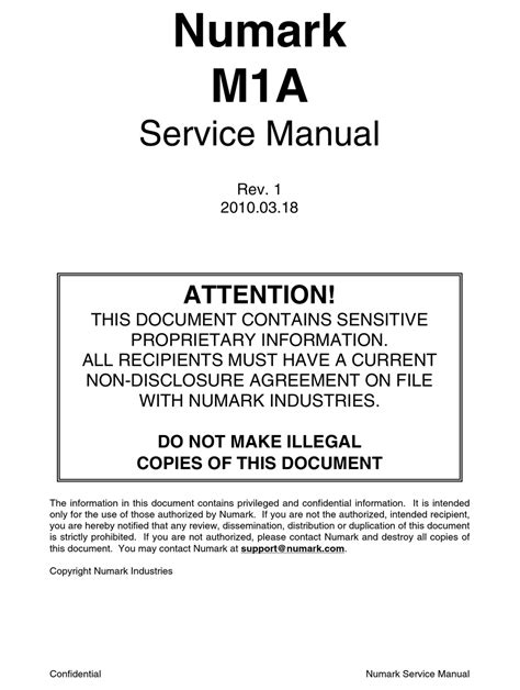 NUMARK M1A SERVICE MANUAL Pdf Download | ManualsLib