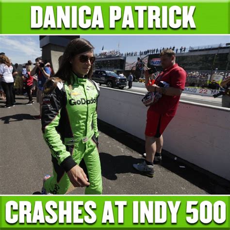 Danica Patrick crashes at Indy 500 in her final race Patrick’s IndyCar ...