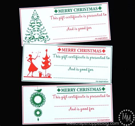 Christmas Gift Certificates - Design Dazzle