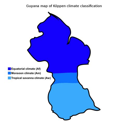 File:Guyana map of Köppen climate classification.svg - Wikimedia Commons