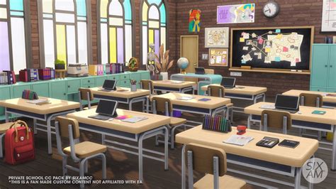 The Sims 4 Private School CC Pack Now Available!