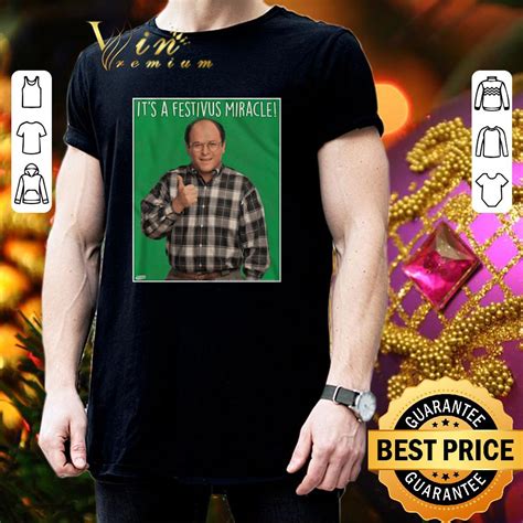 Cool George Costanza It's A Festivus Miracle shirt, hoodie, sweater ...