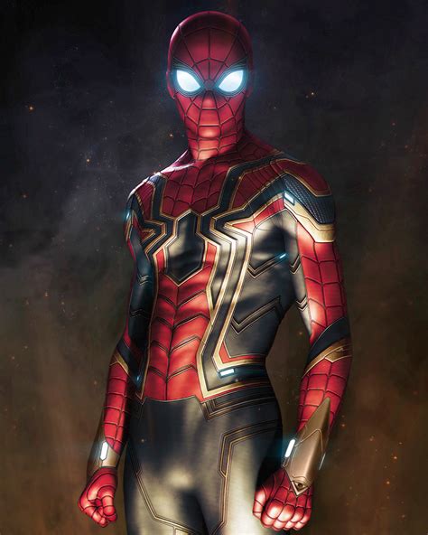 I photoshopped the real Iron Spider suit colors. : r/marvelstudios