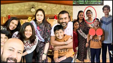 Unseen photos of Suriya - Jyothika's children during New year ...