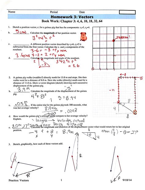 Vector Addition Worksheet Physics