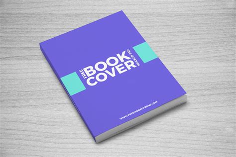 Free Book Cover Mockup PSD