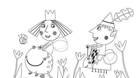 Ben And Holly Coloring Pages at GetColorings.com | Free printable ...