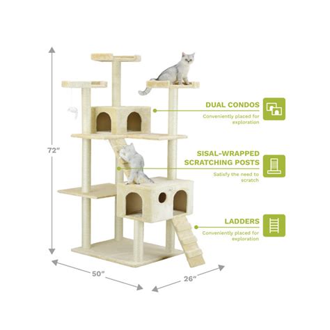 Go Pet Club 72" Cat Tree & Reviews | Wayfair