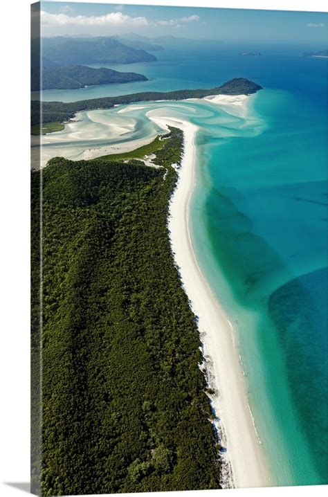 Whitehaven Beach, Australia, Aerial Photograph Wall Art, Canvas Prints ...