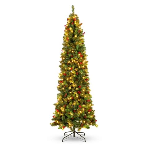 Best Choice Products 6ft Pre-Lit Pencil Christmas Tree Pre-Decorated ...