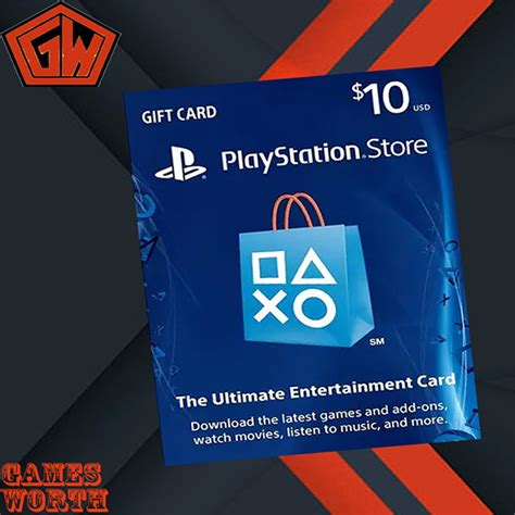 PLAYSTATION 4 PSN USA CARD 10$ PS4 CARD – Gamesworth