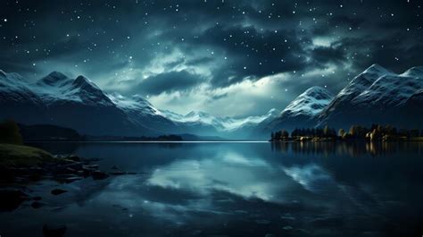 Premium AI Image | Sea of stars at night