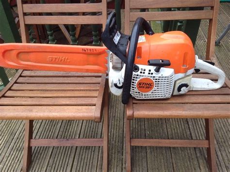 stihl ms 391 chainsaw full service last week costing £125 these ...