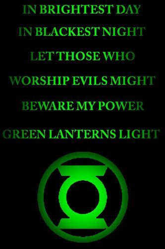 Lantern Corps Oaths | Green lantern, Lantern corps oaths, Green lantern ...