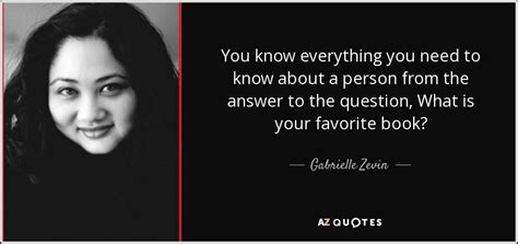 TOP 25 QUOTES BY GABRIELLE ZEVIN (of 127) | A-Z Quotes