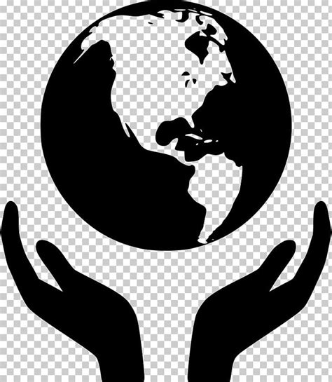 Globe Earth World Holding Hands PNG, Clipart, Ball, Black, Black And ...