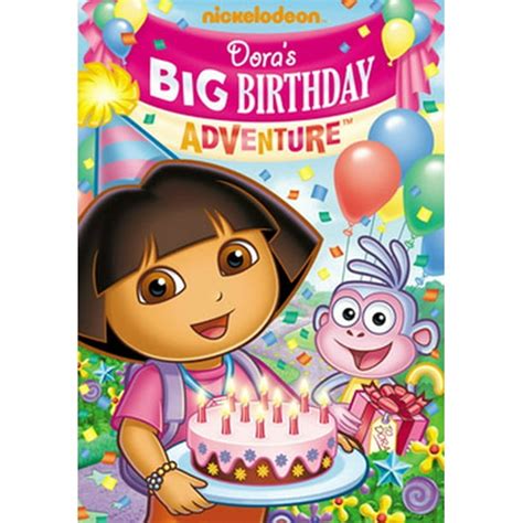 Dora The Explorer: Dora's Big Birthday Adventure (DVD) - Walmart.com ...