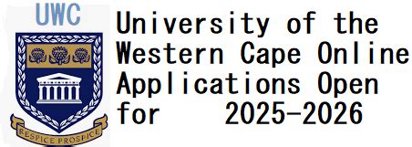 University of the Western Cape Online Application 2026 - Apply Online ...