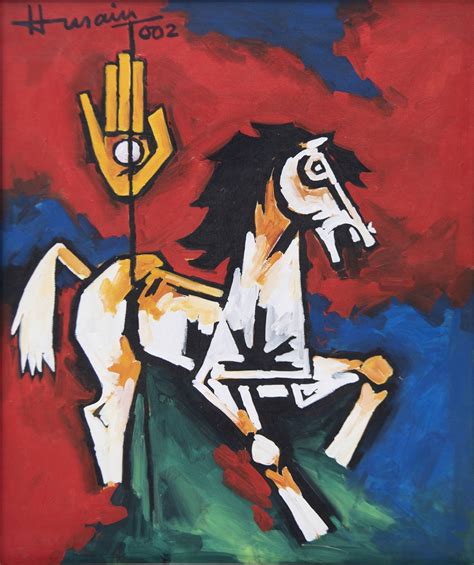 Bid & Hammer > M F Husain paintings online