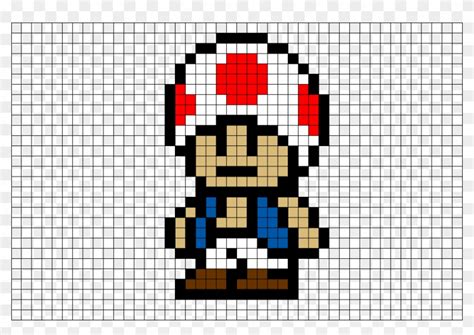 Minecraft Pixel Art Mario Grid