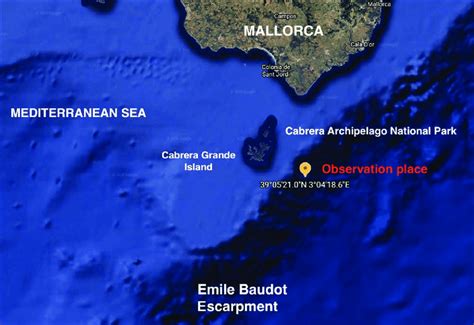 Map showing the exact location where the estimated 500-cm TL female ...