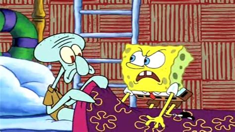 SpongeBob gets Angry at Squidward - YouTube