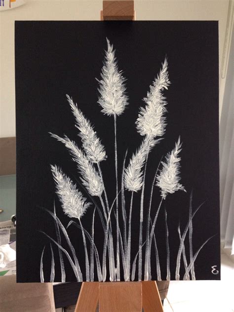 Black And White Canvas Painting at PaintingValley.com | Explore ...