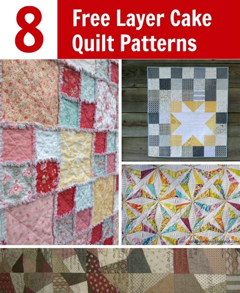 8 Easy and FREE Layer Cake Quilt Patterns