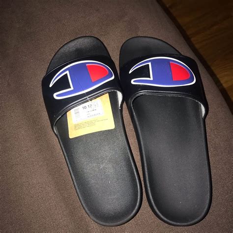 Champion Shoes | Champion Slides | Color: Black | Size: 10 in 2020 ...