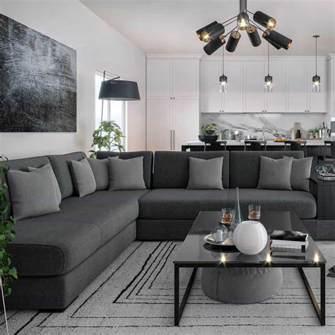 34 Gray Couch Living Room Ideas