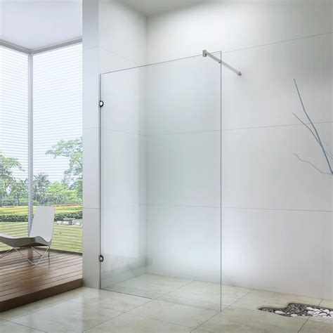 Tempered Glass Shower Wall Panels With Adjustable Support Bar - Buy ...