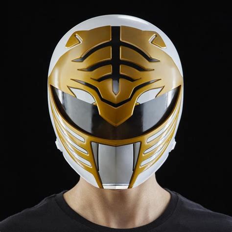 Mighty Morphin Power Rangers Lightning Collection White Ranger Helmet ...