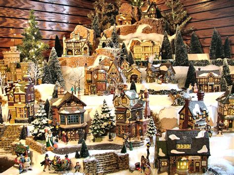 Miniature Christmas Village Accessories / Best Christmas Village Sets ...