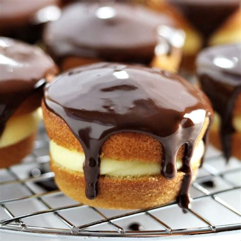 Boston Cream Pie Cupcakes - Give it Some Thyme