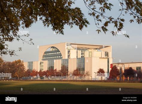 Bundeskanzleramt - the German Chancellery building in Berlin, Germany ...