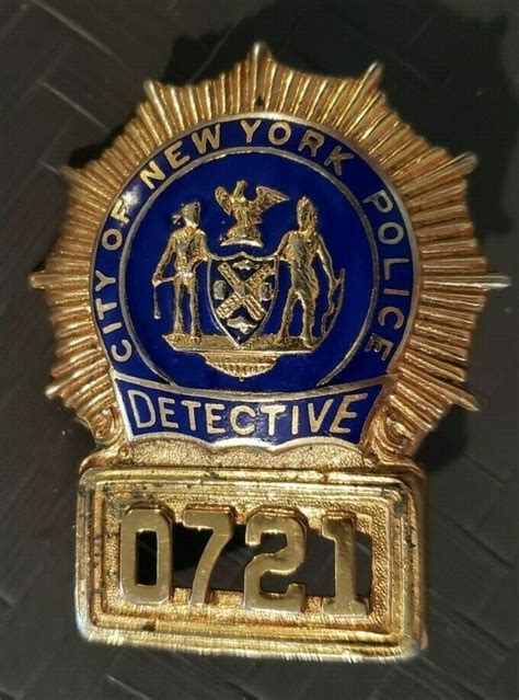 Pin by Michael Wolf on "Stinkin' Badges!" | New york police, Badge ...