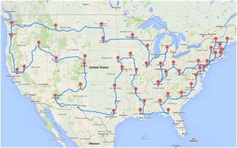 America Map Road Trip - Hayley Drumwright