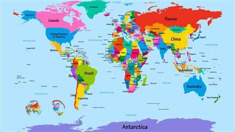 Printable Detailed Interactive World Map With Countries [PDF]