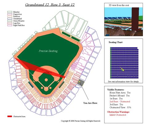 fenway park seating chart with rows | 野球場, 野球