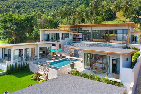 6 Bedroom Hillside Villa with Infinity Pool in Koh Samui, Thailand