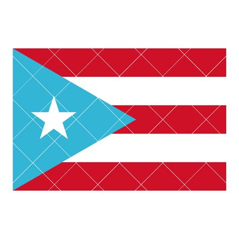 Puerto Rico Flag 1895 1952 Vector Puerto Rican.eps, .dxf, .svg .png ...