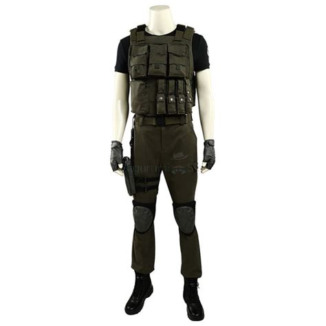 RE3 Remake Carlos Oliveira Cosplay Costume