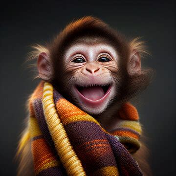 Baby Monkey Smiling