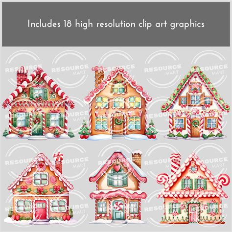 Christmas Gingerbread House Clipart Transparent PNG, Xmas Winter Clip ...