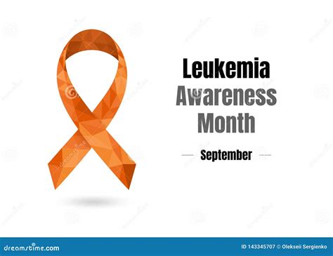 Leukemia Awareness Month Awareness Ribbon for Web Stock Vector ...