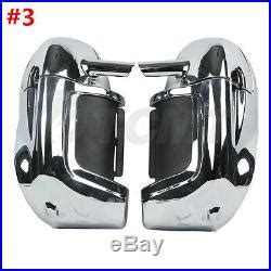 6.5 Speaker Box Pods Lower Vented Leg Fairings For Harley Davidson ...