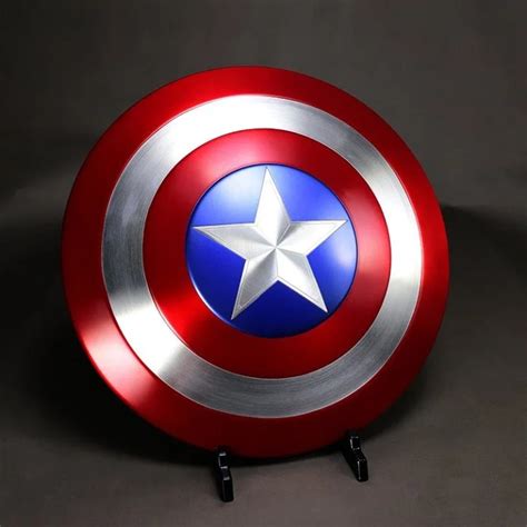 Real Metal Captain America Shield Replica - Marvel Official