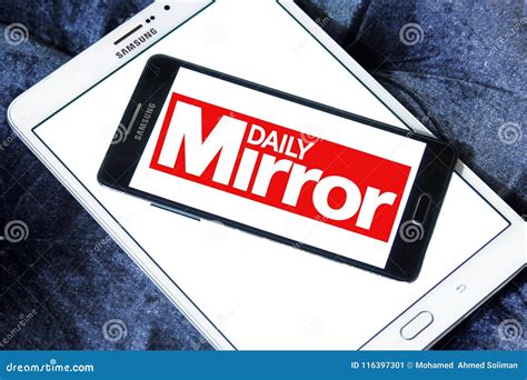 Daily Mirror Newspaper Logo Editorial Photo - Image of founded ...