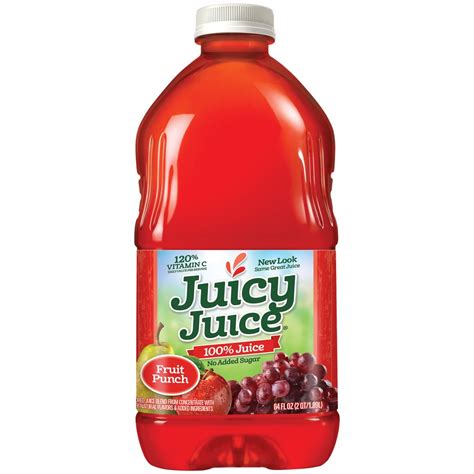 Juicy Juice 100% Juice Fruit Punch, 64 Fl Oz - Walmart.com - Walmart.com